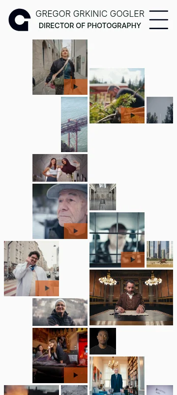 Dieselbe Website am Smartphone