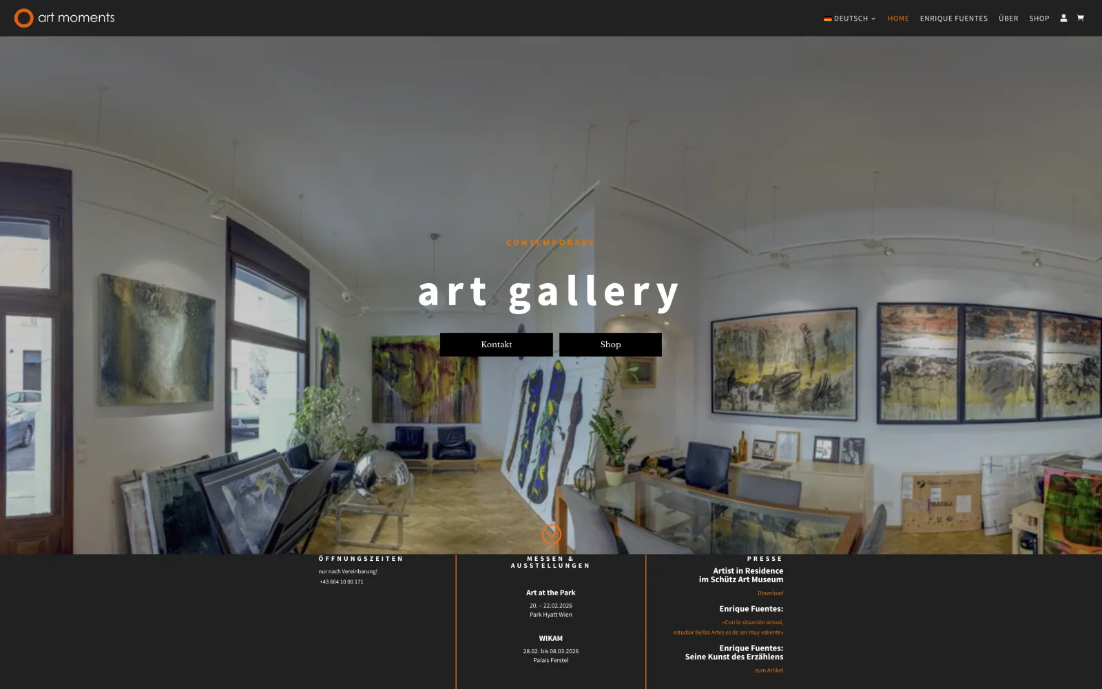 Website ArtMoments