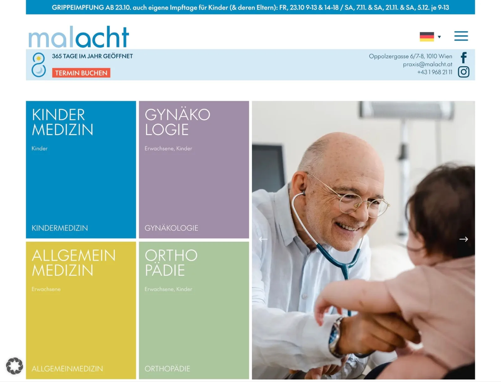 Website malacht